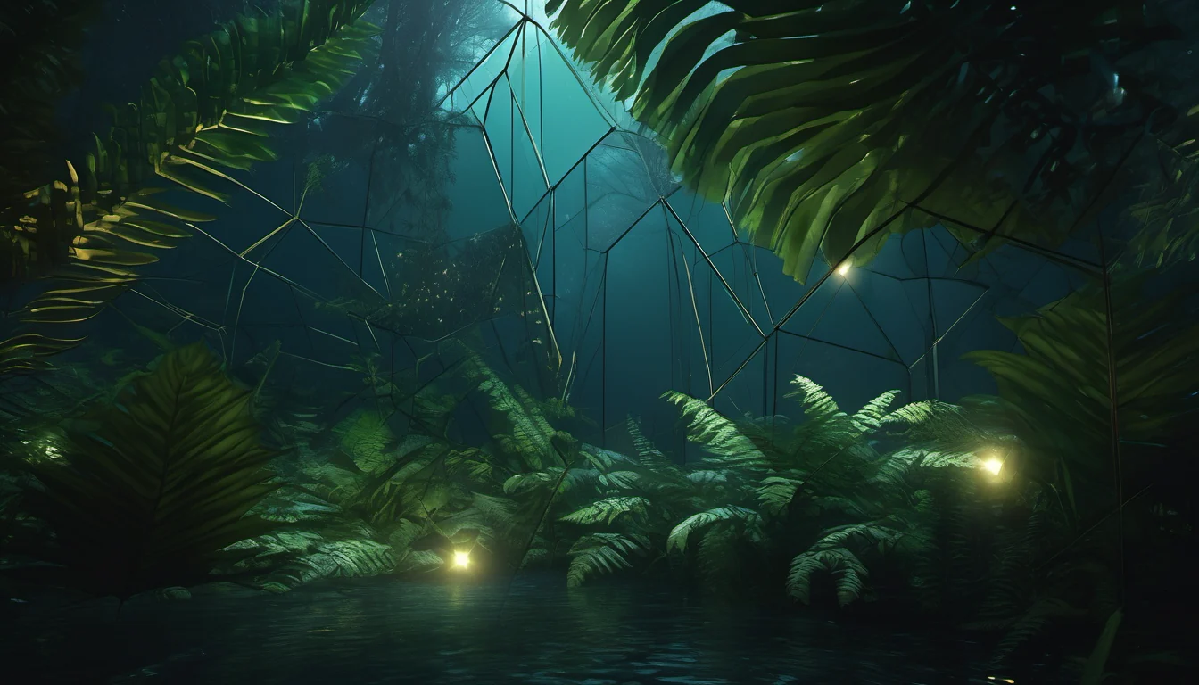 Geometric forest — data sovereignty concept